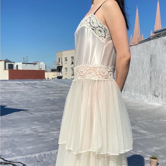 Vintage Beth Michaels Night Gown Slip Dress - Picture 1 of 9